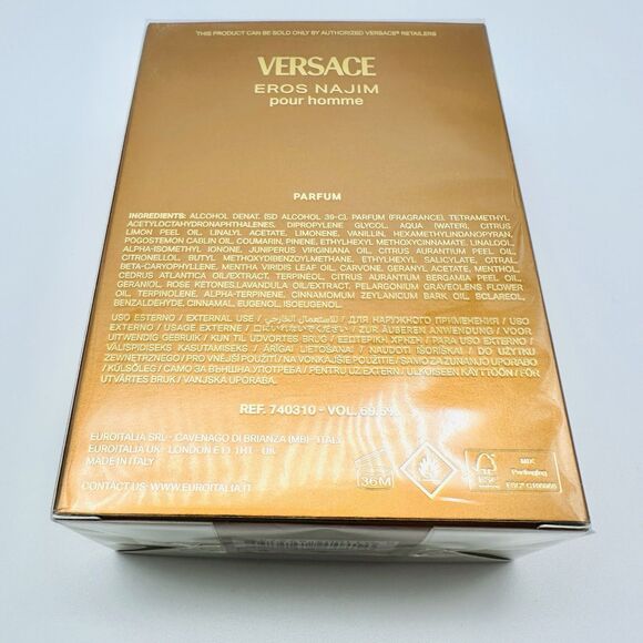 Eros Najim Pour Homme Parfum by Versace | 100ml EDP Spray | NIB | Authentic - Picture 7 of 12